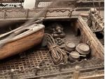 Veliero antico in legno