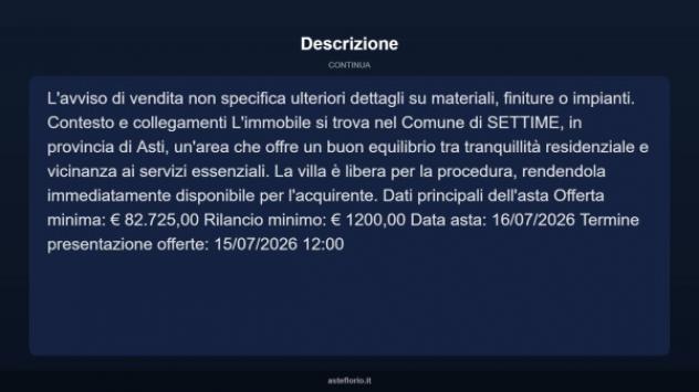 Immobile in asta di 925 m² in vendita a Settime - Foto 5