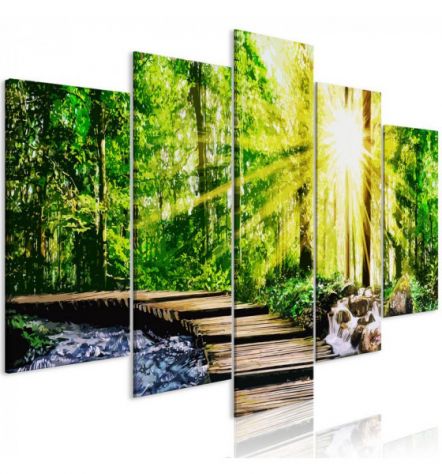 Quadro Sulla Passerella Cm. 100x50 E 200x100 ARREDALACASA