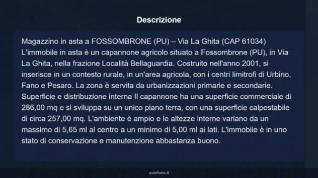 Immobile in asta di 286 m² in vendita a Fossombrone - Foto 6