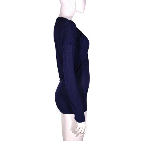Sottogiacca in maglia blu - tg. S - Foto 3