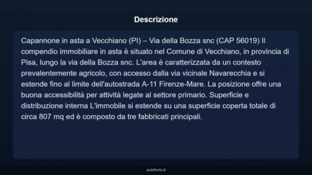 Immobile in asta di 807 m² in vendita a Vecchiano - Foto 8