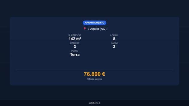 Immobile in asta di 142 m² in vendita a L'Aquila - Foto 15
