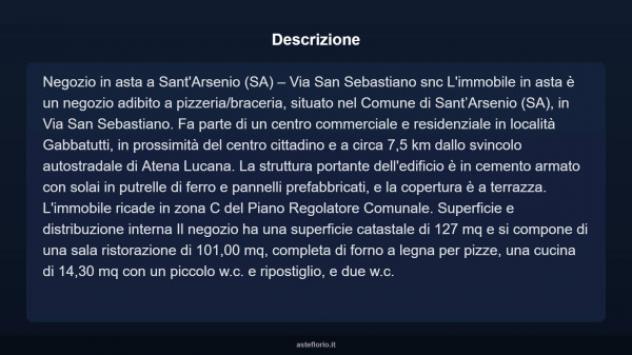 Immobile in asta di 127 m² in vendita a Sant'Arsenio - Foto 3