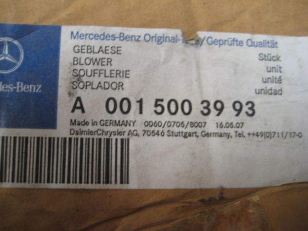 ELETTROVENTOLA VENTOLA RADIATORE MERCEDES CLASSE E W210 A0015003993 - Foto 6