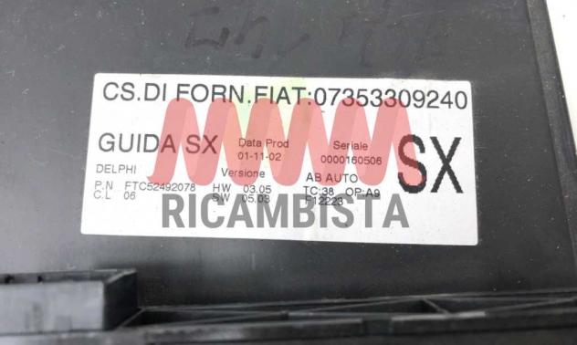 Alfa 147 centralina clima 07353309240 Delco - Foto 4