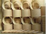 Fusti e cerchi per batteria , percussioni, bande marcianti.