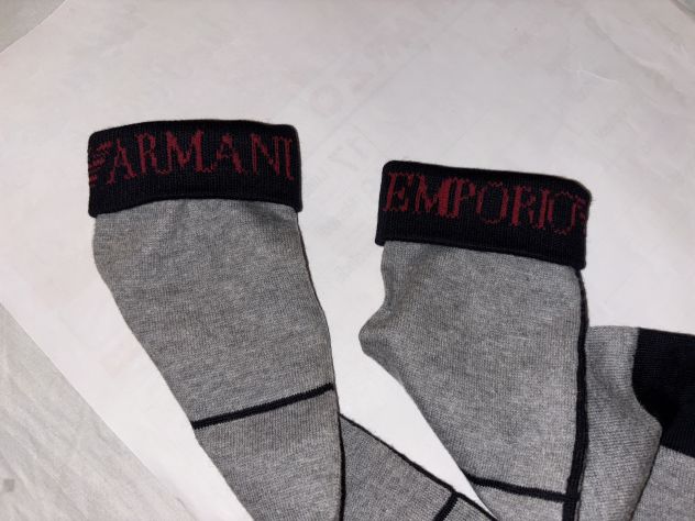 CALZE NUOVE DA UOMO FIRMATE ORIGINALI”EMPORIO ARMANI”MADE IN ITALY - Foto 10
