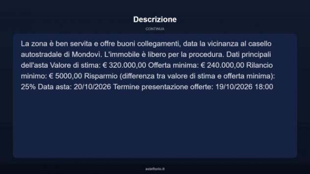 Immobile in asta di 372 m², box auto in vendita a Mondovì - Foto 14