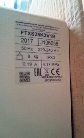 SPLIT DAIKIN FTXS25K3V1B FTXS20K3V1B - Foto 7