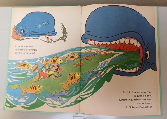 Pinocchio e la Balena" di Walt Disney, 1^ Ed. 1980. - Foto 5