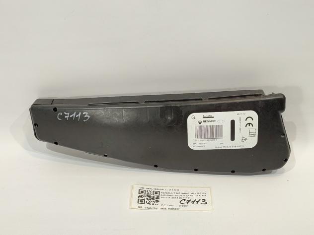 AIRBAG SEDILE SINISTRO RENAULT Megane III 985L16600R K9K837 (0816)