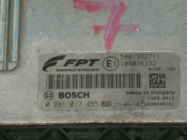 0281017455 ECU IVECO DAILY 2.3 3.0 0281017455 5801352711 EDC17C49 - Foto 2