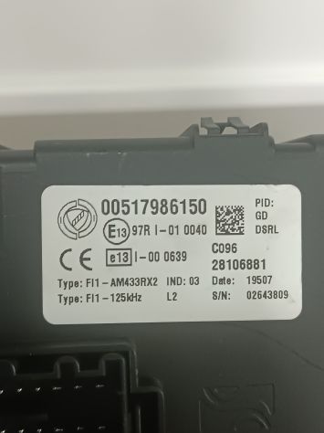 Fiat grande punto body computer 00517986150 / 00517954290 - Foto 3