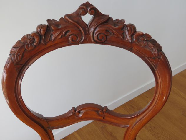 sedia LUIGI FILIPPO antica, restaurata di recente, acquistata da antiquario - Foto 2