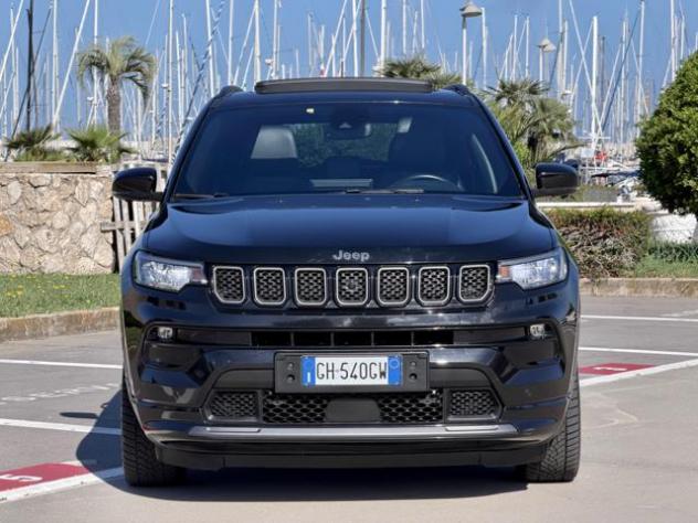JEEP Compass 4XE S 240CV PHEV+TETTO APRIBILE TOTAL BLACK !!! rif. 24115093 - Foto 2