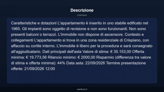 Immobile in asta di 82 m² in vendita a Crispiano - Foto 5