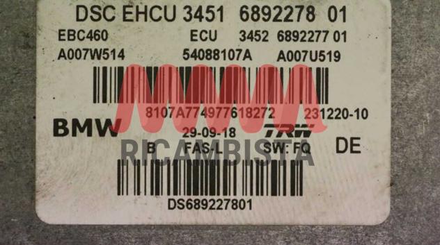 34516899028 BMW 520d Xdrive centralina ABS gruppo pompa TRW - Foto 2