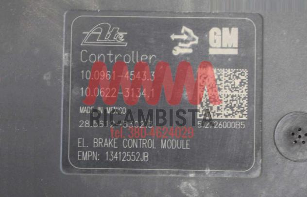 10096145433 Opel Astra centralina gruppo pompa ATE