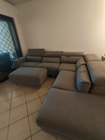 POLTRONESOFA' Divano Angolare con Penisola e Pouf - Foto 2
