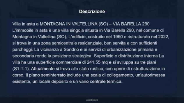 Immobile in asta di 241 m², box auto in vendita a Montagna in Valtellina - Foto 18
