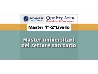 Master universitari Settore Sanitario - IN TUTTA ITALIA