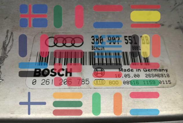 0261206785 3B0907551BB Audi A4 centralina motore Bosch