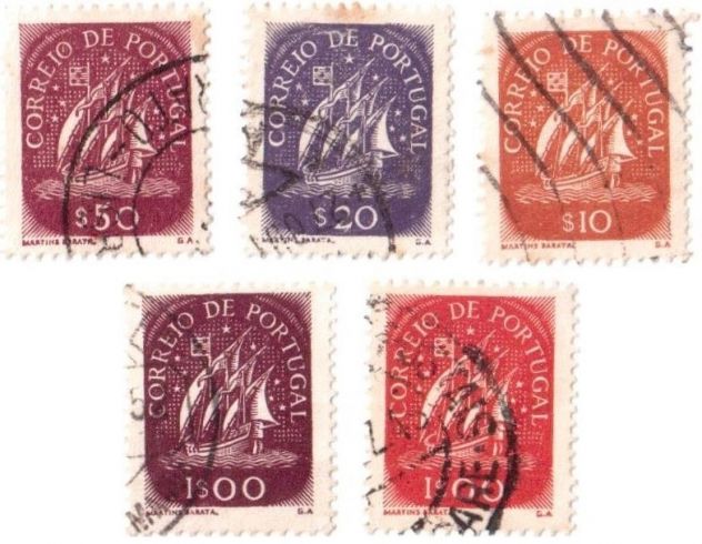 Francobolli da collezione Germania, Grecia, Portogallo &amp; Spagna - Foto 5