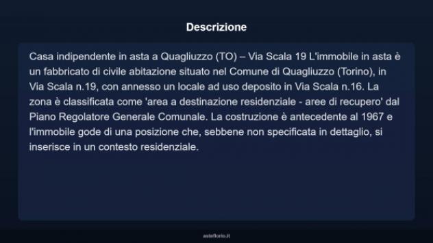 Immobile in asta di 125 m² in vendita a Quagliuzzo - Foto 3