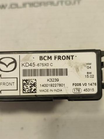 CENTRALINA BCM MAZDA CX-5 Serie KD45-675X0C F005V01476 SHY1 diesel 2191 (1216) - Foto 3