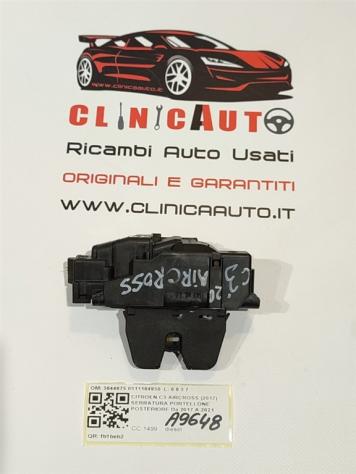 SERRATURA PORTELLONE POSTERIORE CITROEN C3 AirCross 3644675 0511184950 (17) - Foto 4