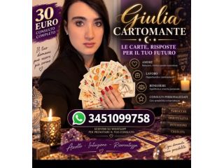 Giulia Cartomante consulto 30 euro 30 minuti
