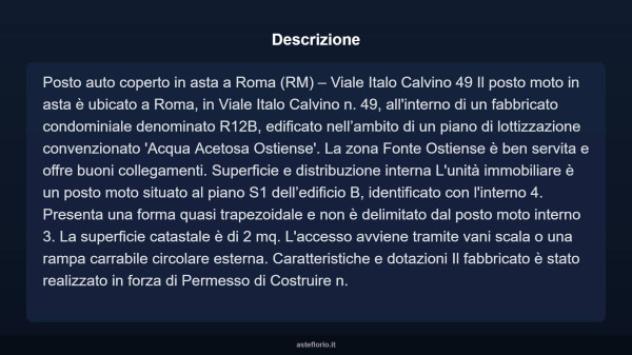 Immobile in asta di 2 m² in vendita a Roma - Foto 6