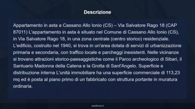 Immobile in asta di 113 m² in vendita a Cassano all'Ionio - Foto 18