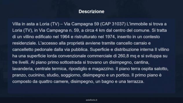 Immobile in asta di 260 m² con più di 5 locali in vendita a Loria - Foto 9