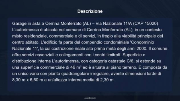 Immobile in asta di 46 m² in vendita a Cerrina Monferrato - Foto 8