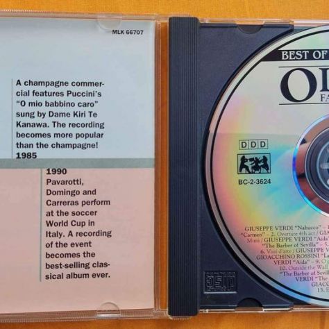 CD Greatest Hits Opera Etichetta:Sony Classical – MLK 66707 come nuovo - Foto 3