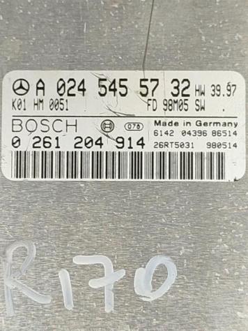 CENTRALINA MOTORE MERCEDES SLK Serie (W170) A0245455732 0261204914 111943 benzina 1999 (9604) - Foto 2