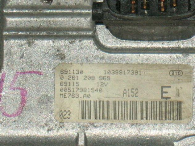 0261208969 ECU fiat grande punto 1.4 0261208969 00517951830 ME63.A0 E - Foto 2