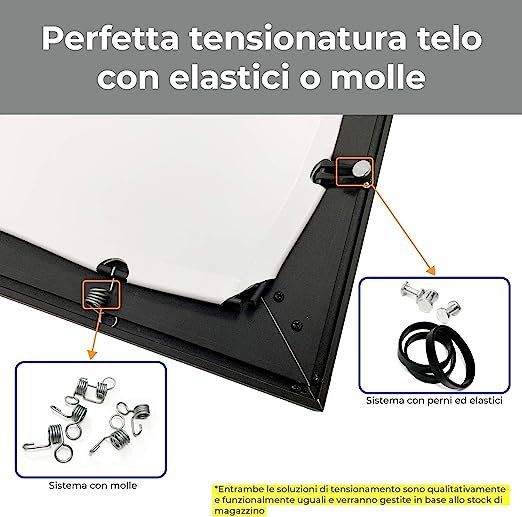 VENDO SCHERMO A CORNICE PROFESSIONALE 500X281 CON PIEDI - Foto 2