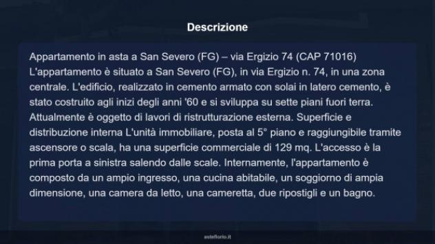 Immobile in asta di 129 m² con più di 5 locali in vendita a San Severo - Foto 13