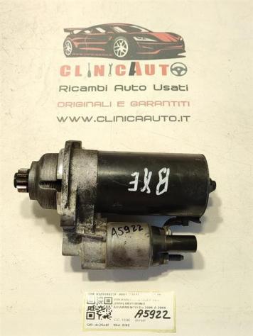 MOTORINO D' AVVIAMENTO VOLKSWAGEN Golf 5 Berlina 02Z911023F 0001123012 BXE diesel 1896 (0308) - Foto 3
