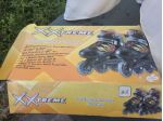 Pattini in linea Roller Skate .- per ragazzo taglia regolabile 34-37