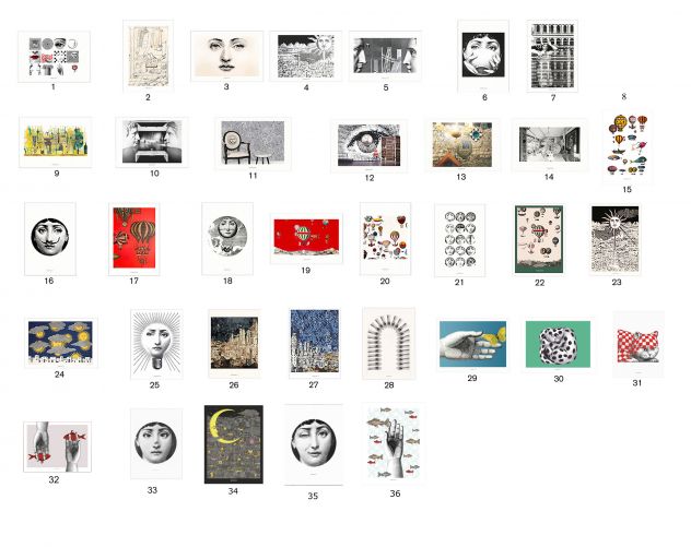 Fornasetti cartoline stampe - Foto 3