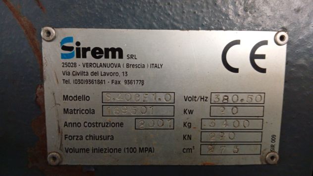SIREM S40 Pressa rotativa ad iniezione stampaggio Tacchi (2001) - Foto 4