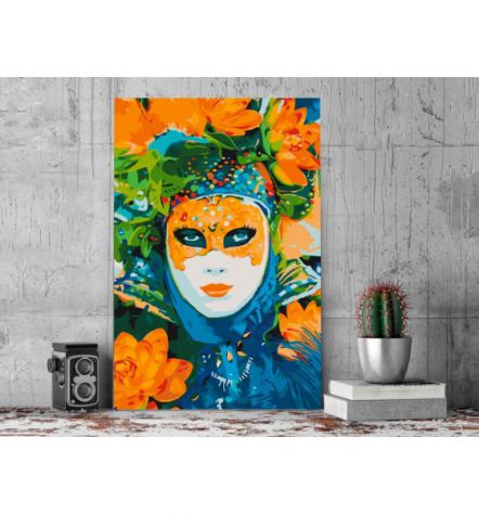 Quadro Fai Da Te Ritratto Femminile N.6 ARREDALACASA Spedizione Gratis - Foto 2