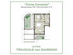 Ultimo TRILOCALE CON due GIARDINI di proprietà