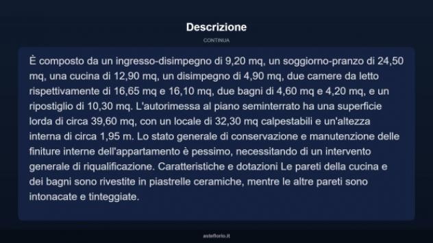 Immobile in asta di 125 m², box auto in vendita a Fonte - Foto 15