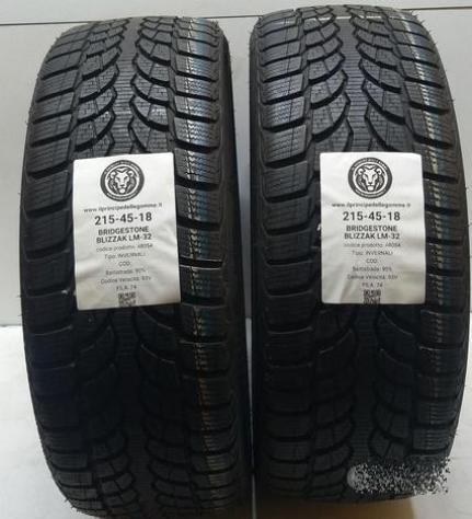 2 gomme 215 45 18 bridgestone a48054