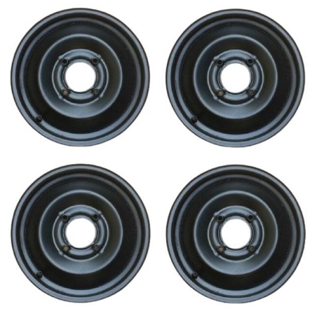 KIT 4 PEZZI CERCHIO LAMIERA 13  AIXAM BELLIER CASALINI GRECAV JDM ITALCAR TASSO